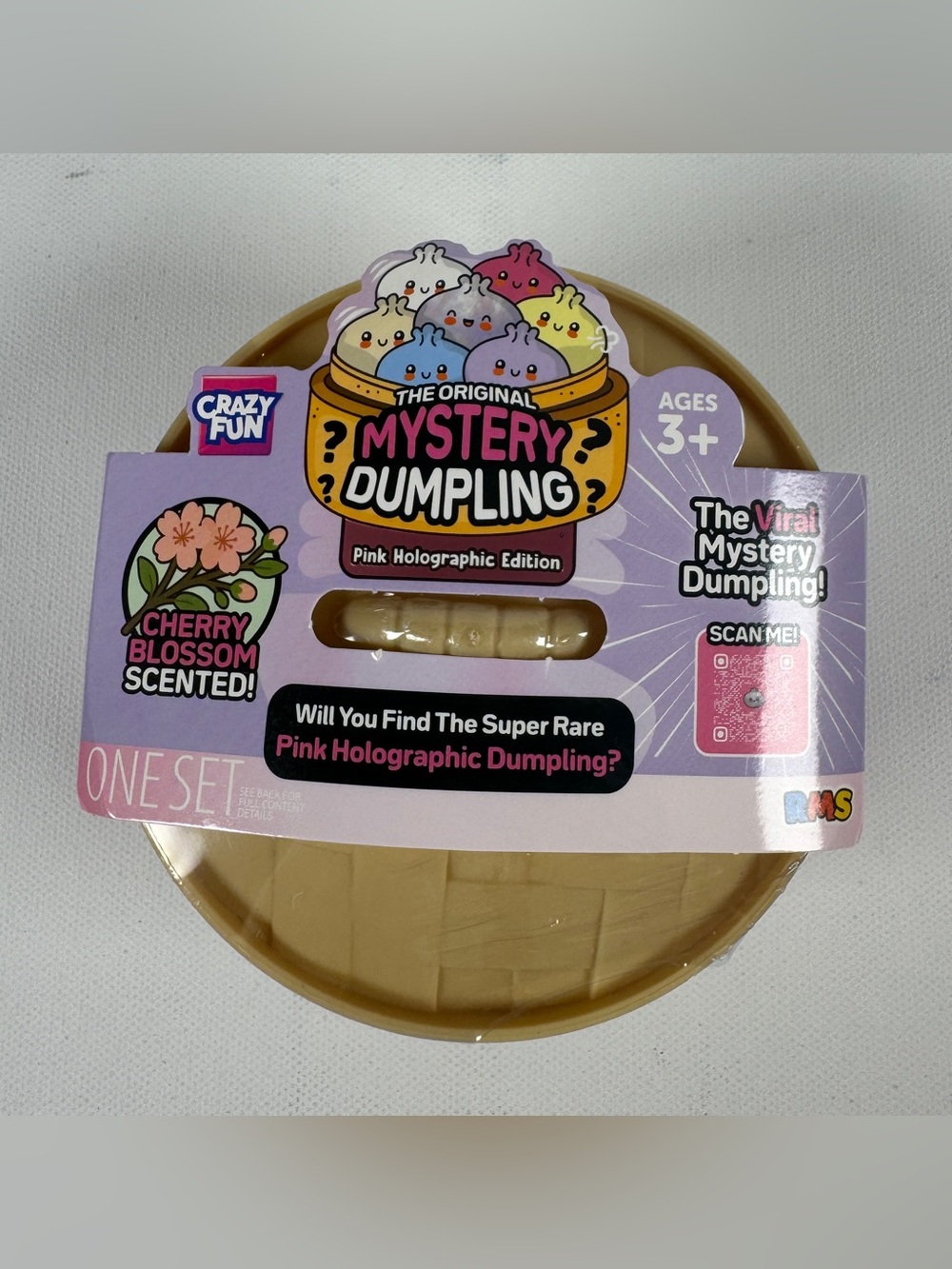 RMS Viral Mystery Dumpling Pink Holographic Edition Cherry Blossom Scented Bun